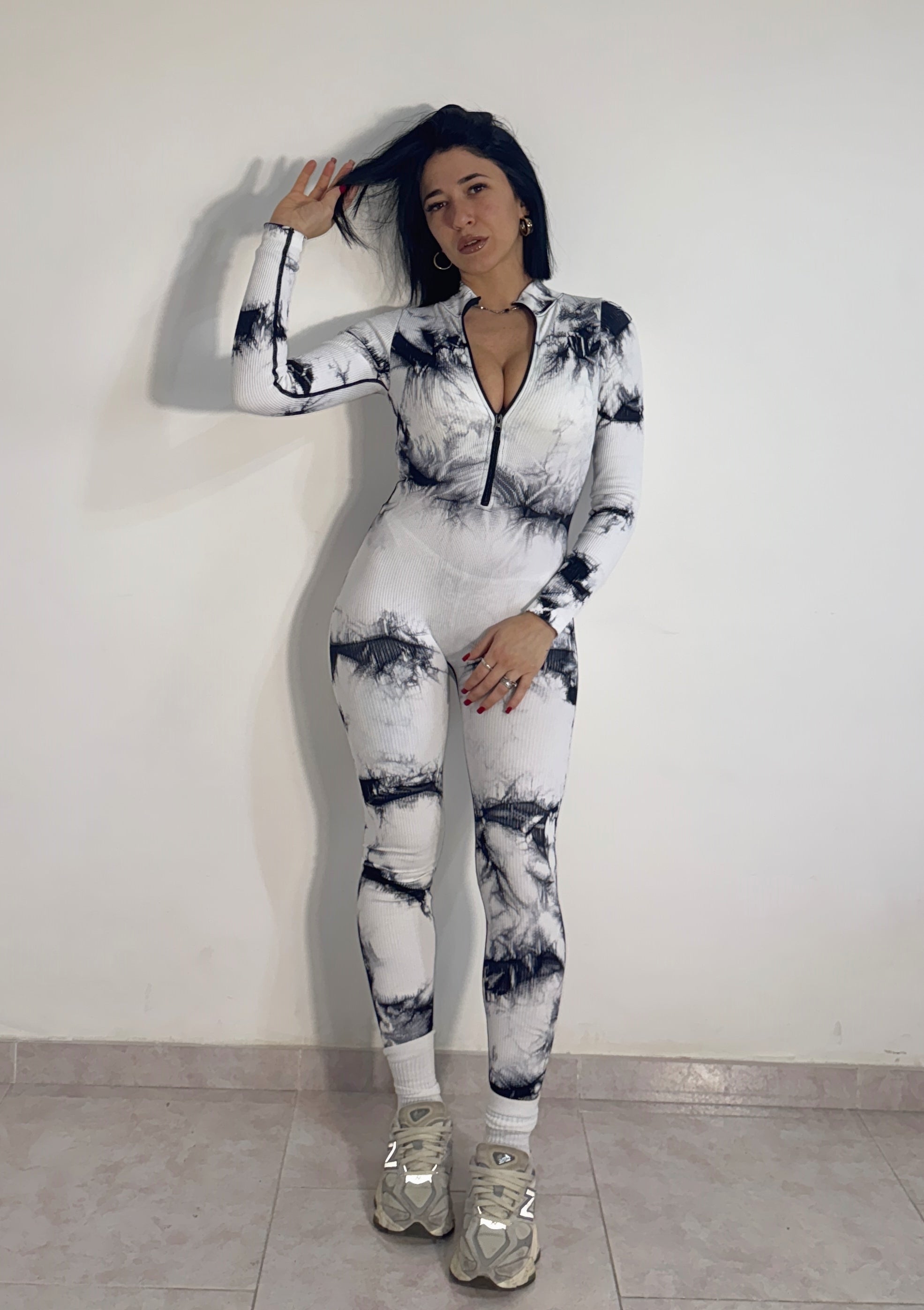 Tutone jumpsuit