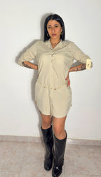 Camicia lunga con catenina